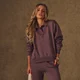 Sweatshirt com Gola MP X Tatiana Mulher - Mocha