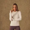 T-shirt de Manga Comprida com Aberturas para os Polegares MP Women's X Tatiana - Pérola