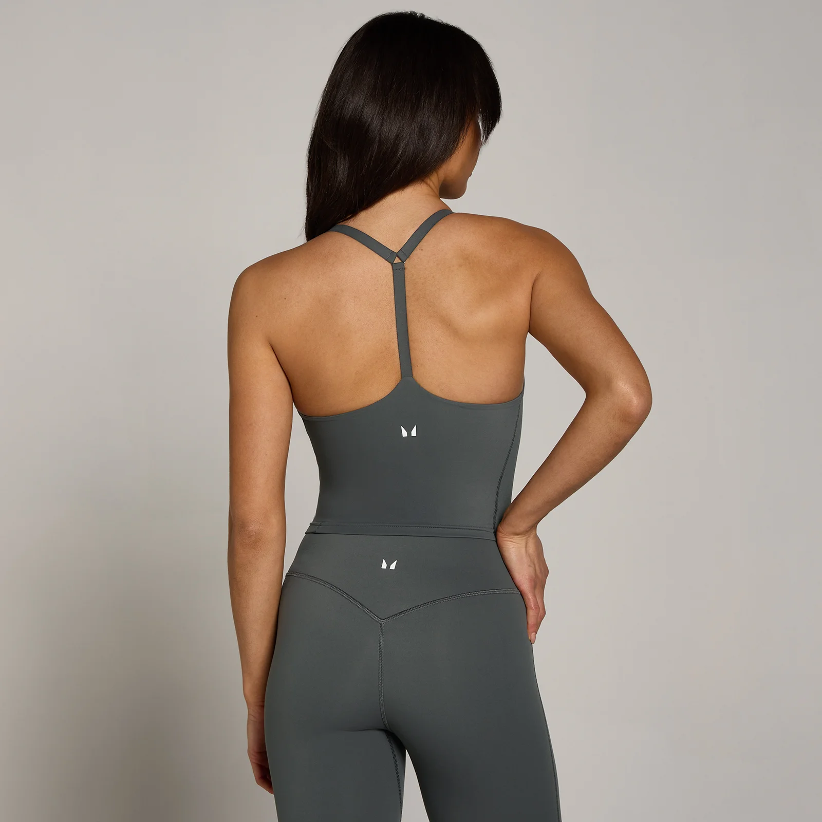 MP Women's Tempo Strappy Racerback Vest - Dark Grey - S Imagem 1