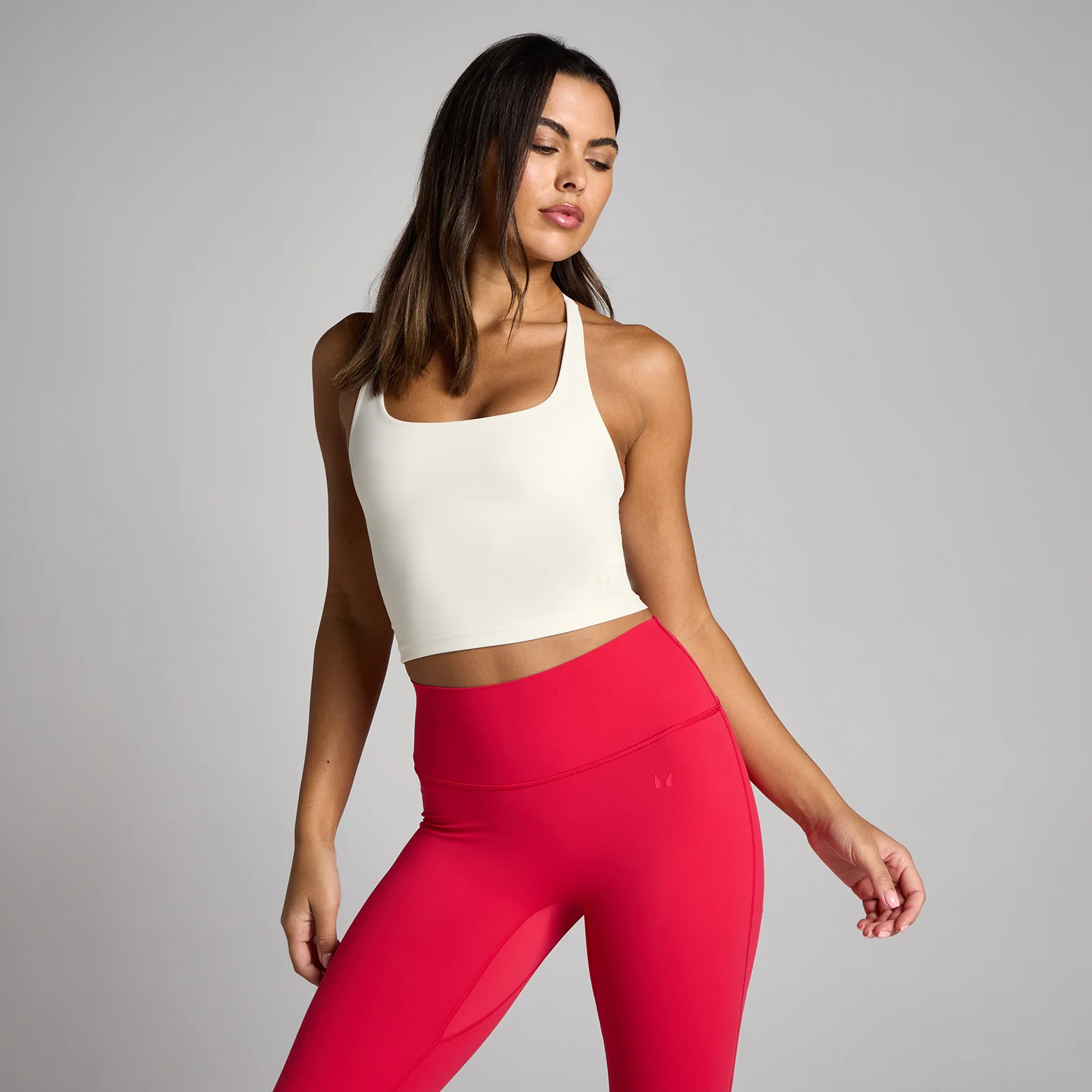 Camisola de Alças Tempo Racerback MP Mulher - Baunilha - S Imagem 1