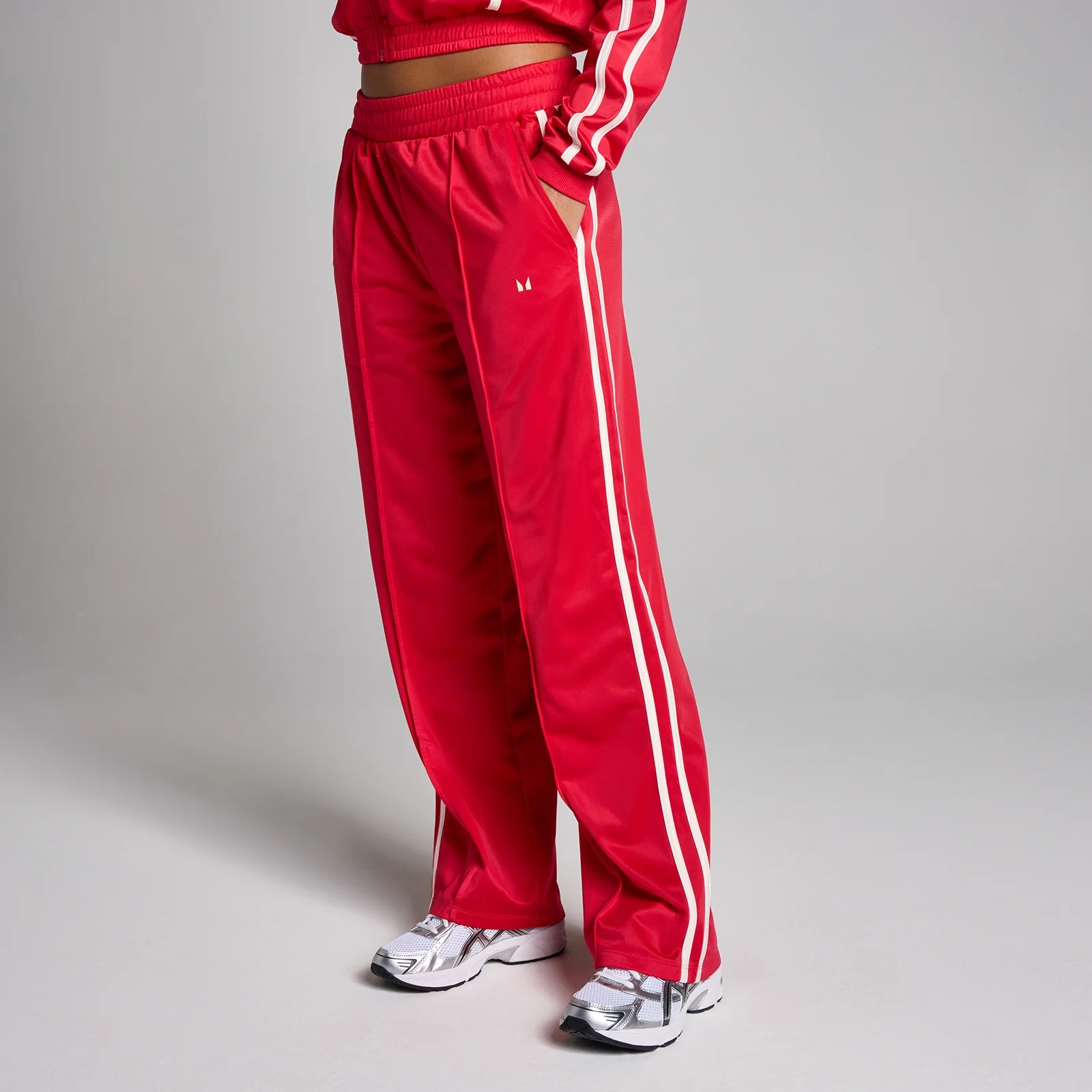 Calças de Fato de Treino MP Tricot Track Straight Leg para Mulher - Chilli - S Imagem 1
