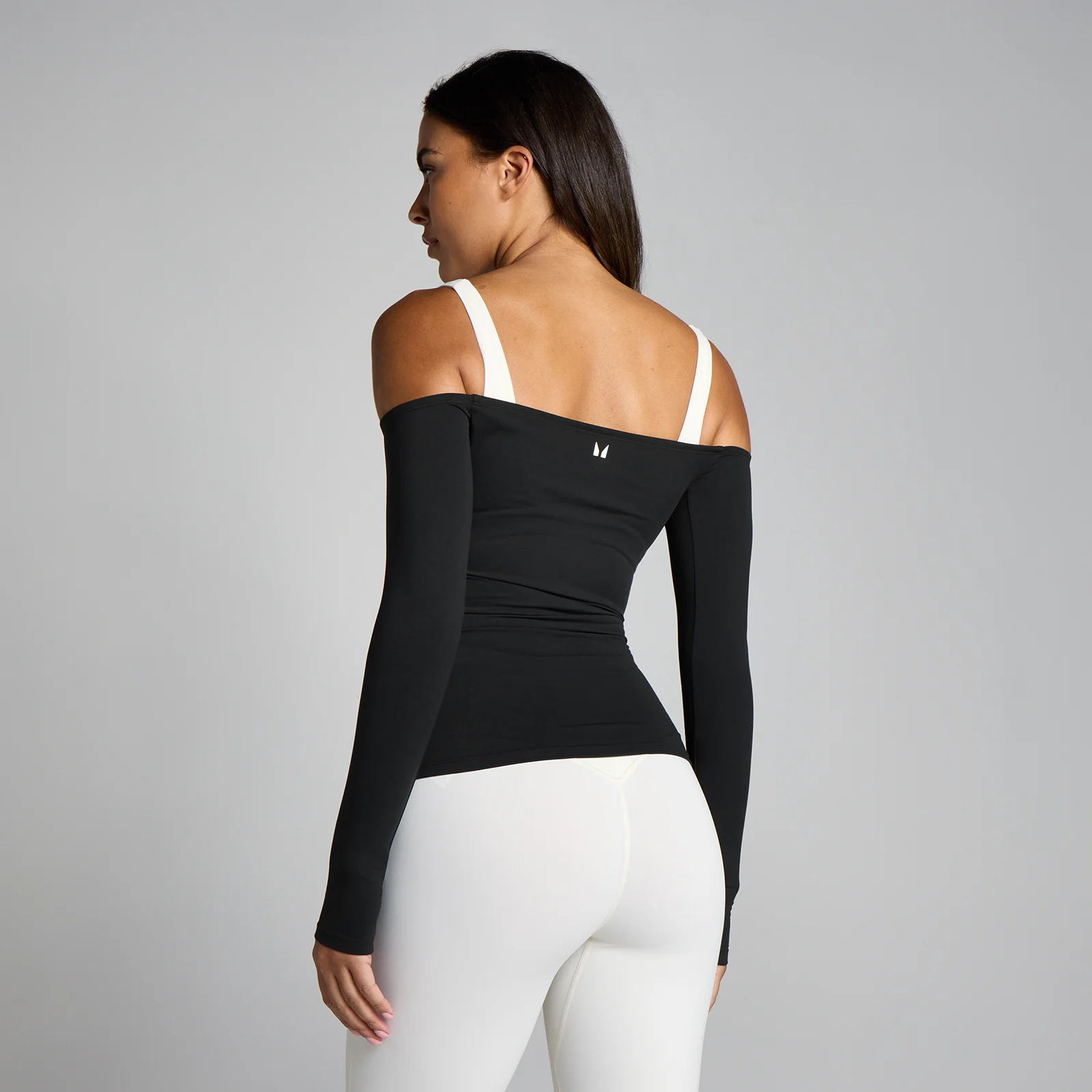 MP Mulher Tempo Off The Shoulder LS Top - Preto - S Imagem 2