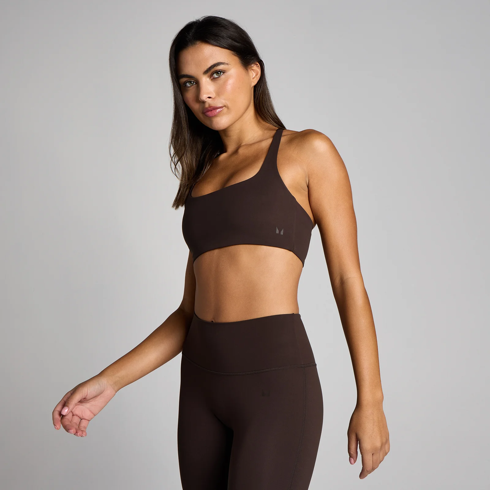 Sutiã Desportivo MP Tempo Strappy Racerback para Mulher - Cacau - S Imagem 2