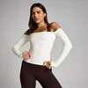 MP Mulher Tempo Off The Shoulder LS Top - Baunilha