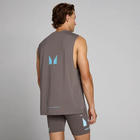 Camisola de Alças Hybrid Mesh MP para Homem - Cinzento Cinza