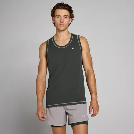 Camisola de Alças Velocity Ultra Seamless MP para Homem - Preto Desbotado