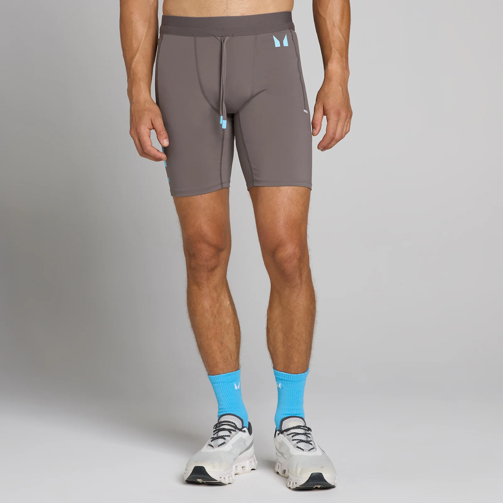 Calções Half Tight Hybrid MP para Homem - Cinzento Cinza - XS Imagem 1
