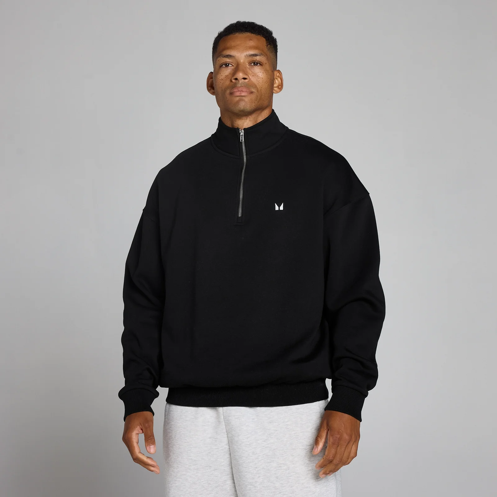 MP Men's Rest Day Oversized 1/4 Zip - Black - M Imagem 1