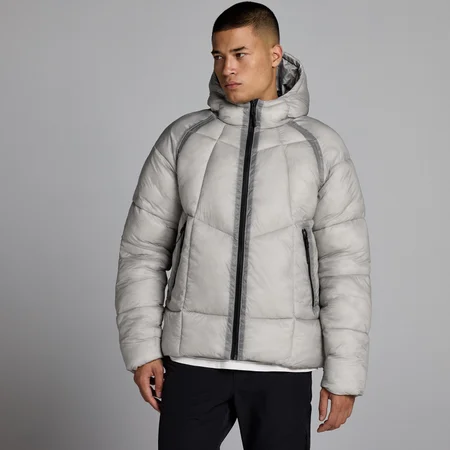Puffer Translúcido MP Masculino - Cinzento Sustentável