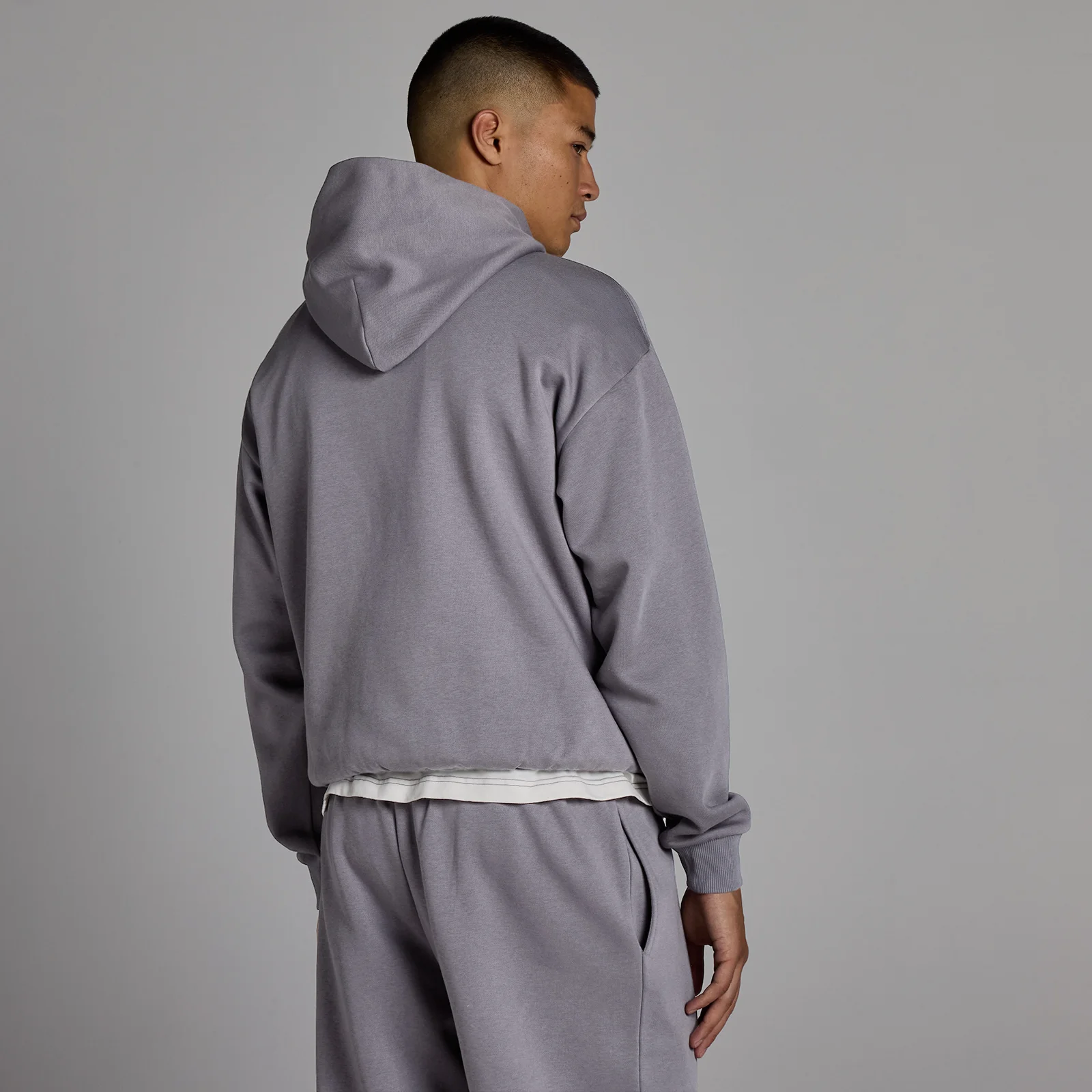 Camisola com capuz MP Rest Day para homem - Cinzento mesclado escuro - M Imagem 2