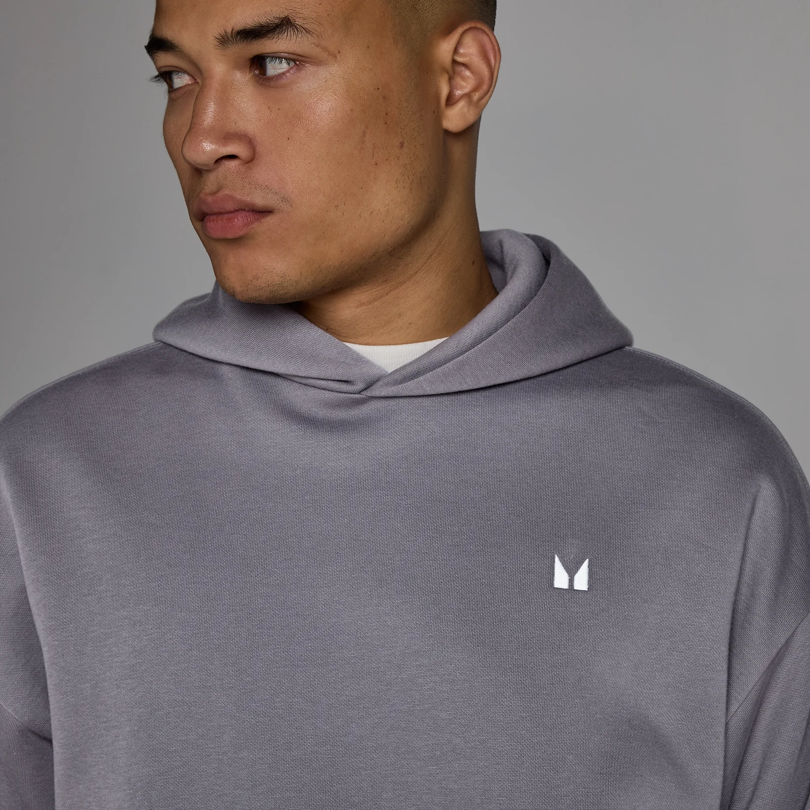 Camisola com capuz MP Rest Day para homem - Cinzento mesclado escuro - M Imagem 4