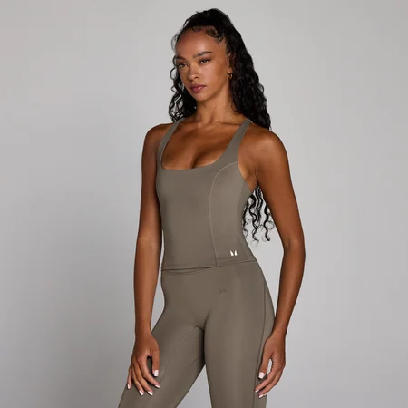 Camisola de Alças Racerback para Treino MP Mulher - Espresso