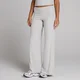 Leggings de Perna Larga Caneladas MP para Mulher - Cinzento Mesclado