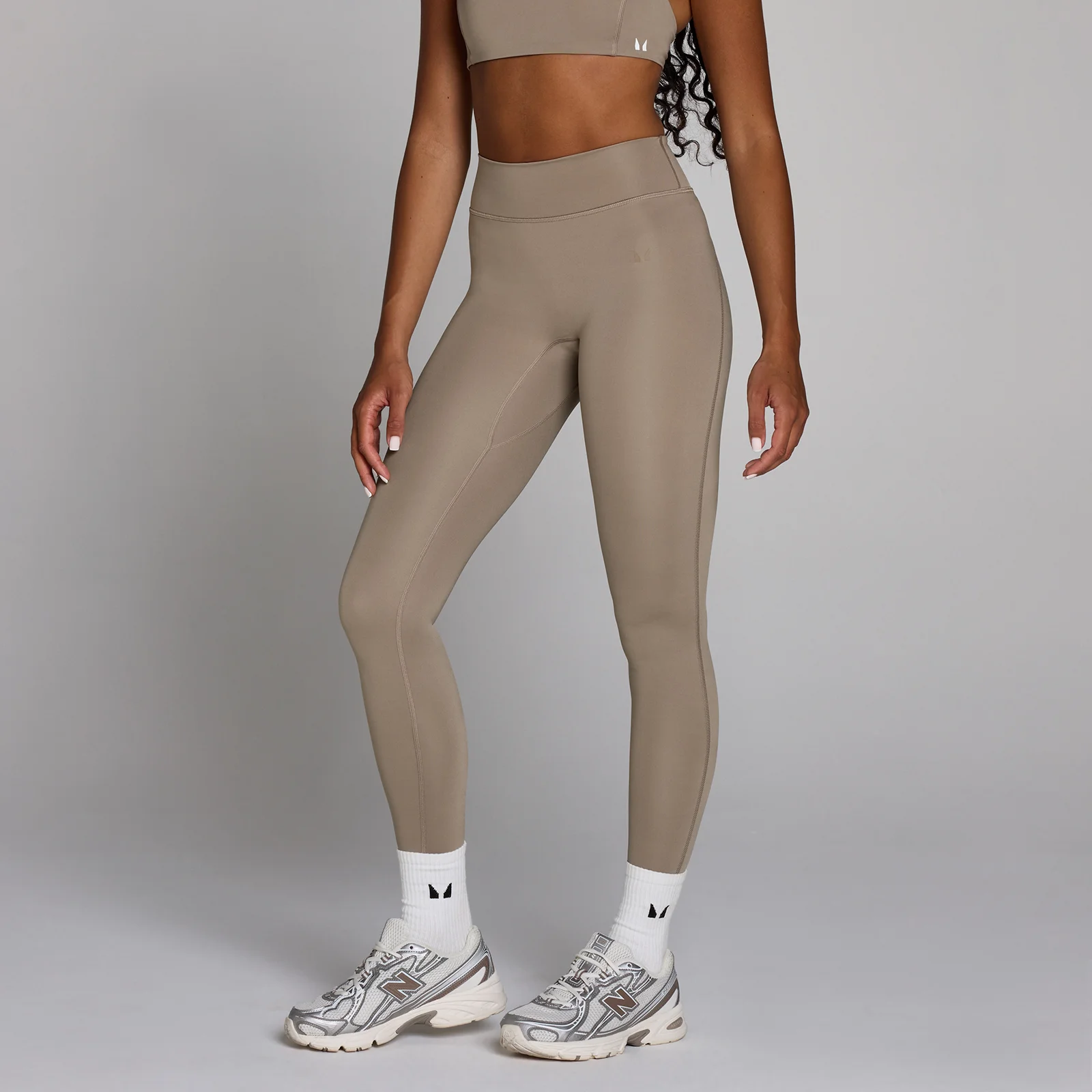 Leggings de Treino MP Mulher - Taupe Claro - S Imagem 1