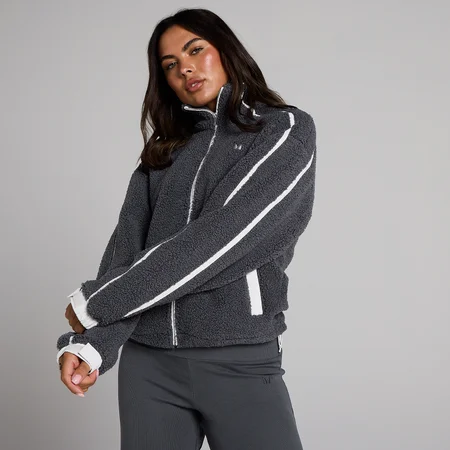 Casaco com Fecho MP Fleece Binding para Mulher - Robust Grey