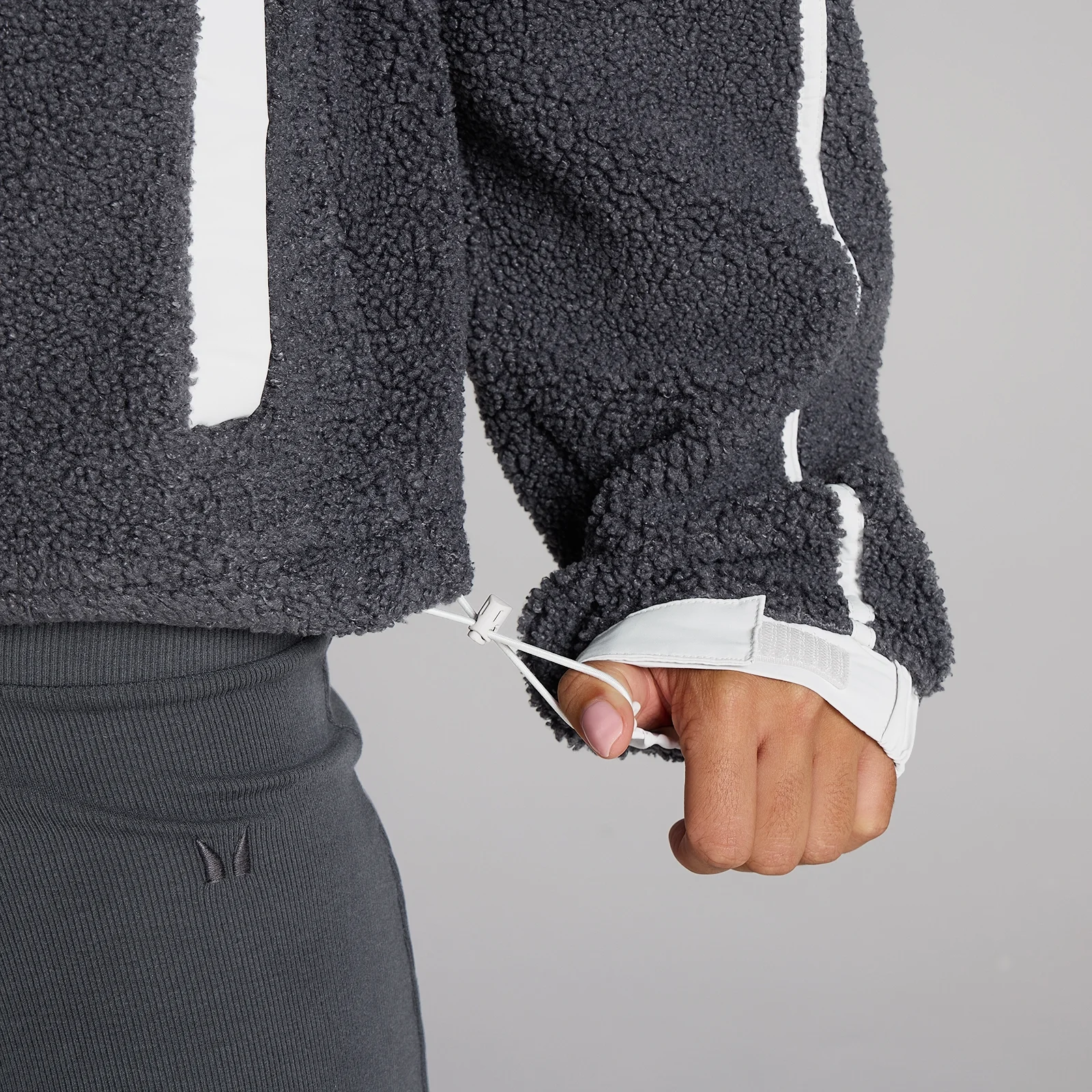Casaco com Fecho MP Fleece Binding para Mulher - Robust Grey - XS Imagem 4