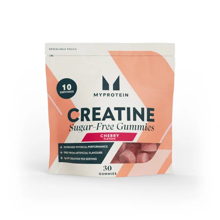 Gomas de Creatina - 30 Gummies - 10servings - Cherry (Sugar-Free)