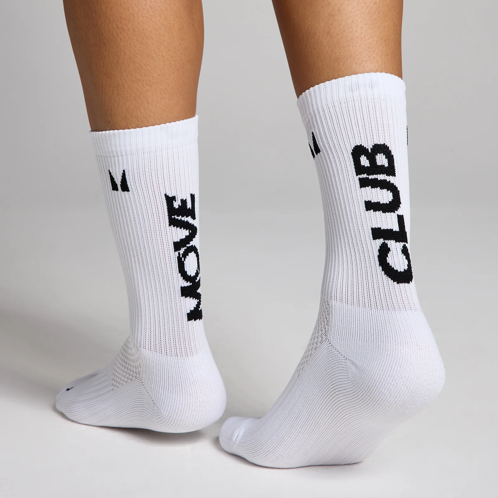 Meias de Corrida Move Club MP (pack de 2) - Preto/Branco - UK 9-11 Imagem 1