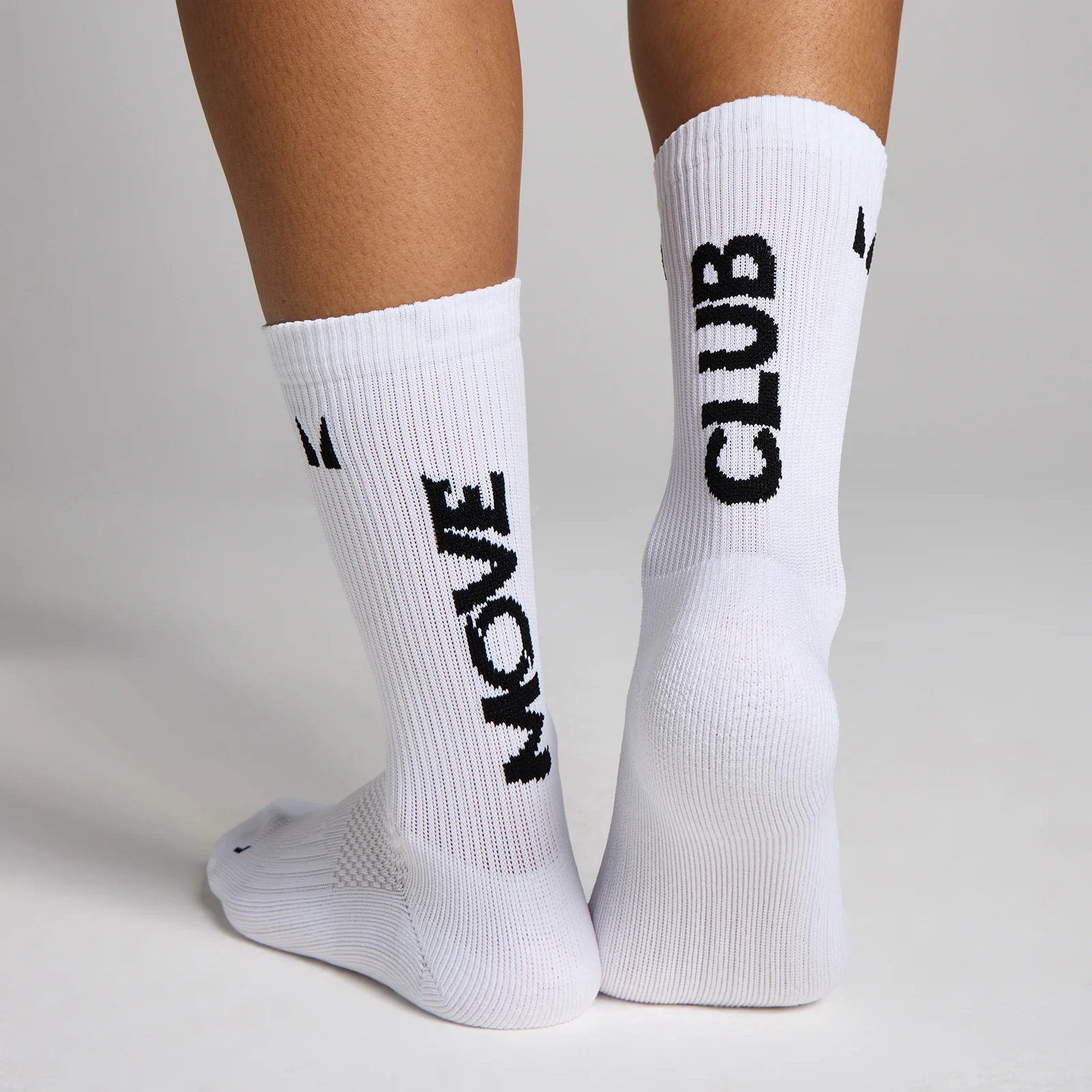 Meias de Corrida Move Club MP (pack de 2) - Preto/Branco - UK 9-11 Imagem 2
