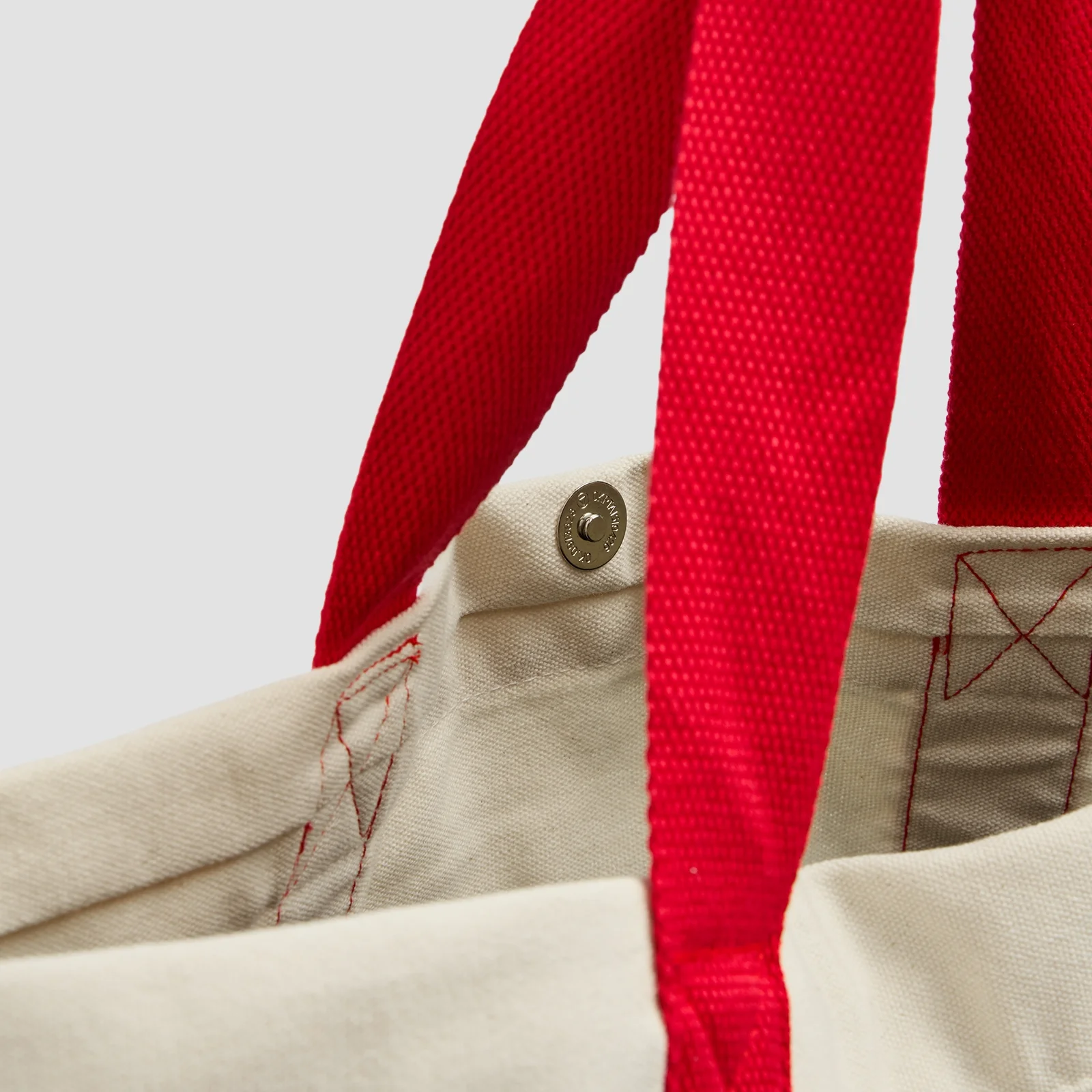 Tote Bag de Algodão Bicolor MP - Algodão Natural/Malagueta Imagem 5