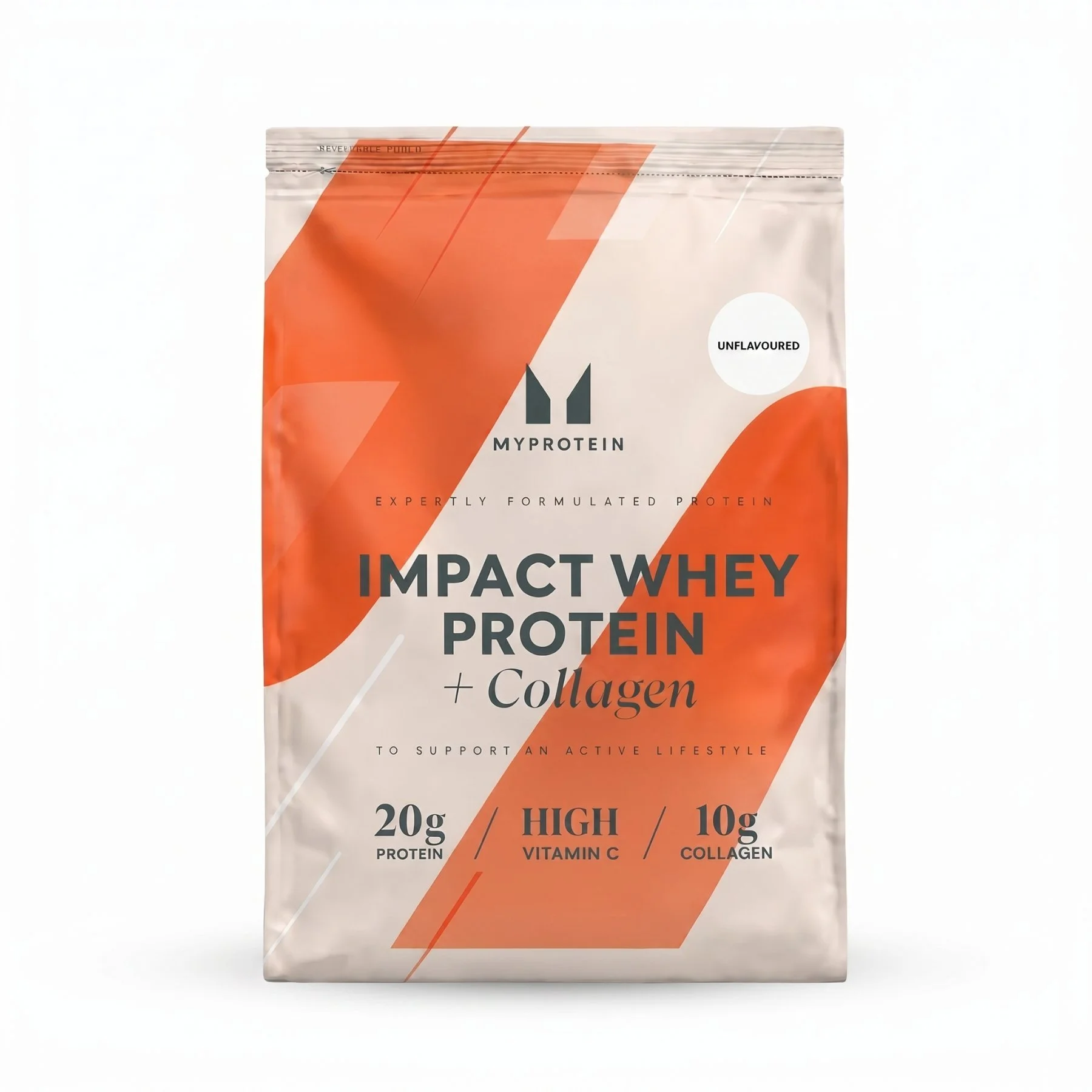 Impact Whey Protein - 2.07kg - 90servings - Unflavoured (+Collagen) Imagem 1