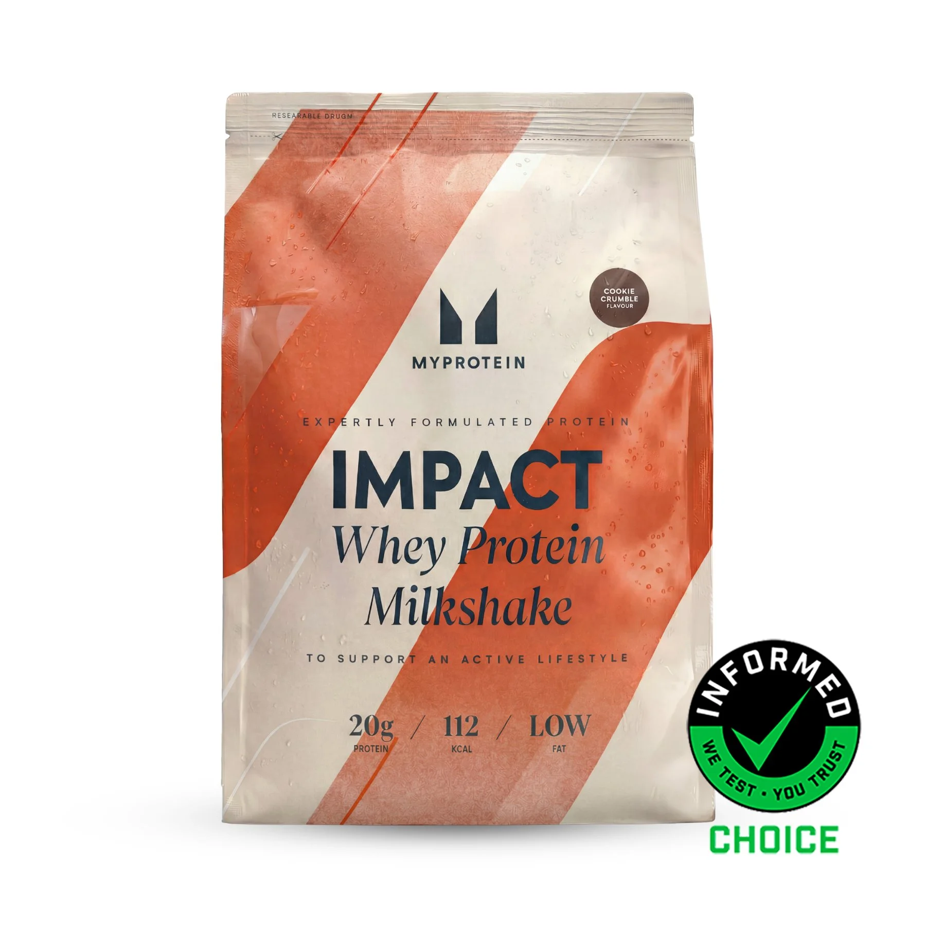Impact Whey Protein Milkshake - 450G - 15servings - Cookie Crumble Imagem 1