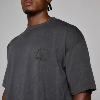 MP X Gold's Homem Washed Graphic Oversized T-shirt - Washed Coal - XS Imagem 6
