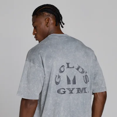 MP X Gold's Homem Washed Graphic Oversized T-shirt - Steel Blue - XS Imagem 6