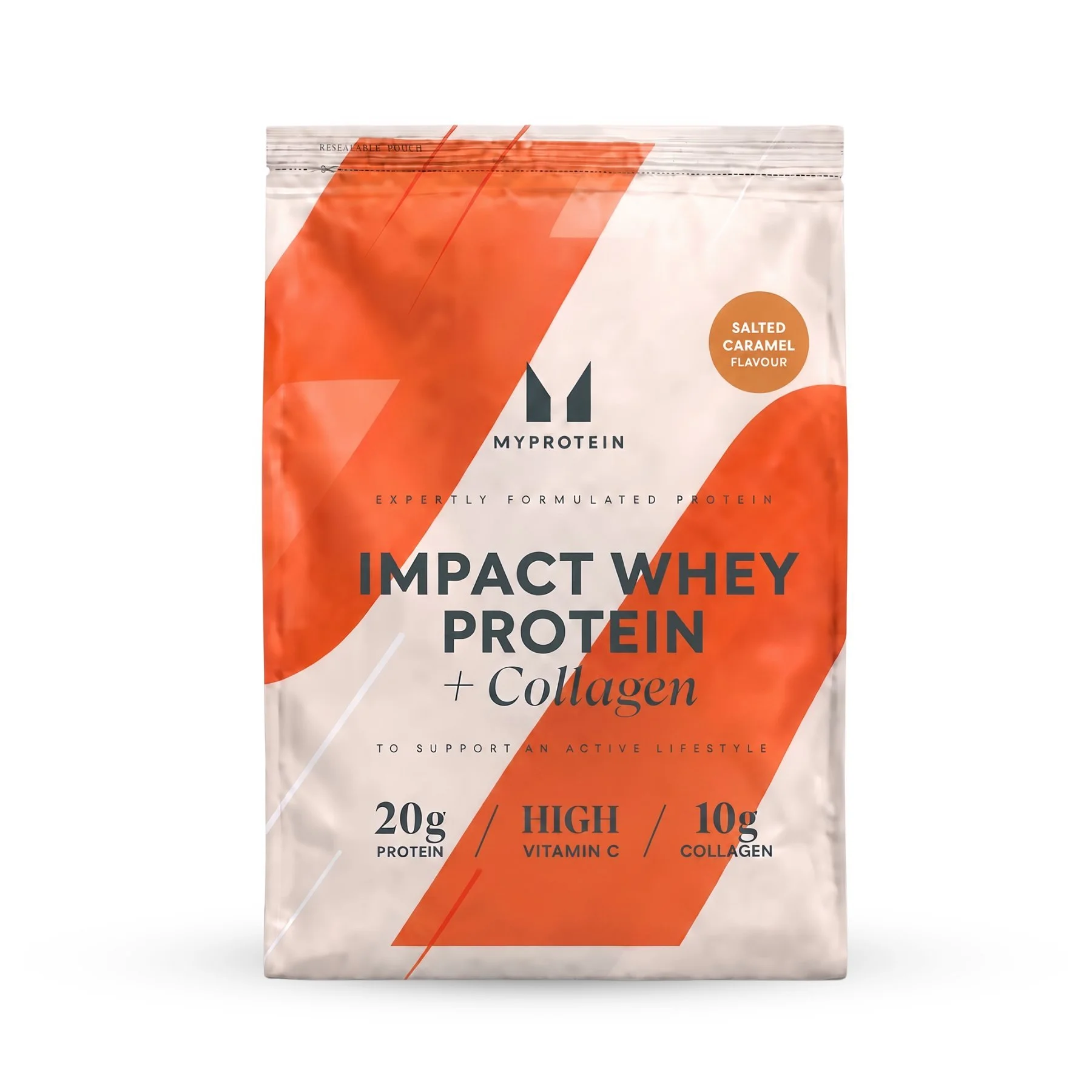 Impact Whey Protein + Collagen - 375G - 15servings - Caramelo Salgado Imagem 1
