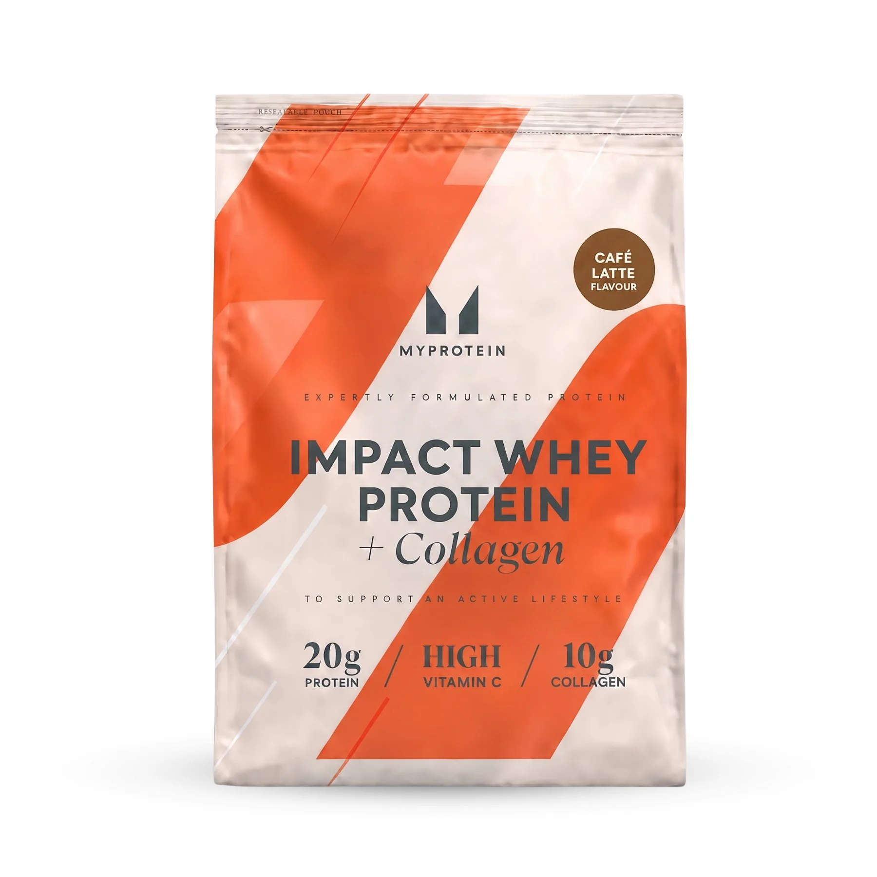 Impact Whey Protein + Collagen - 2340g - 90servings - Cafe com Leite Imagem 1