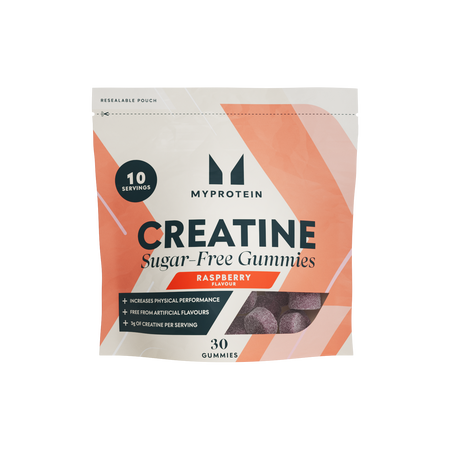 Gomas de Creatina Sem Açúcar - 30 Gummies - 10servings - Framboesa