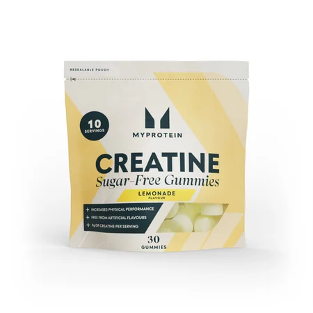 Gomas de Creatina Sem Açúcar - 30 Gummies - 10servings - Lemonade