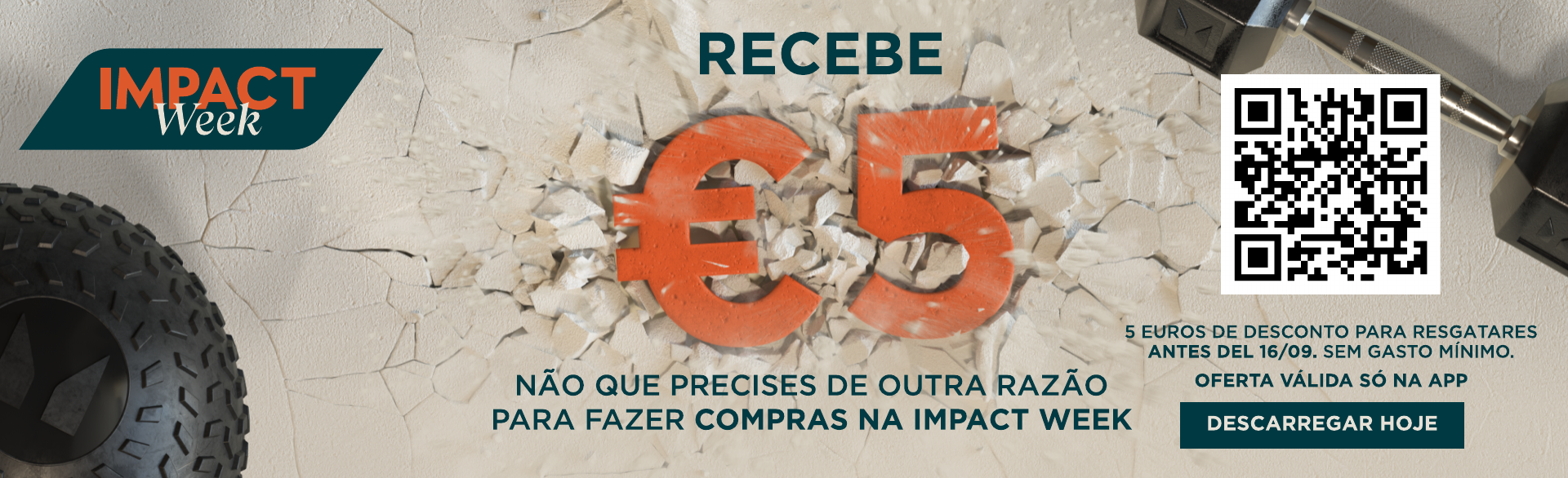 RECEBE 5€ DE DESCONTO