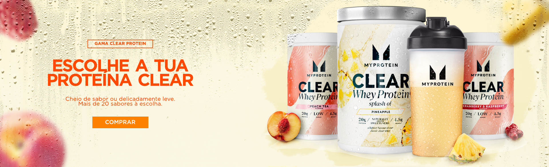 Discover the entire clear protein range